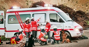 Rettungshunde Einsatzwagen