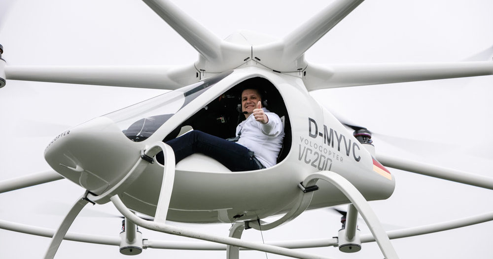 Volocopter Flugtaxi Bruchsal Voloport Alexander Zosel