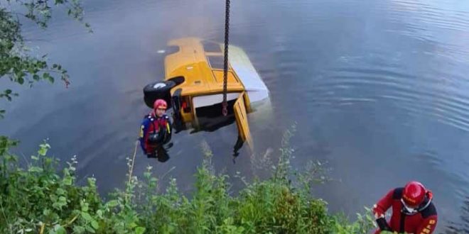 Campingbus Unfall Oberhausen