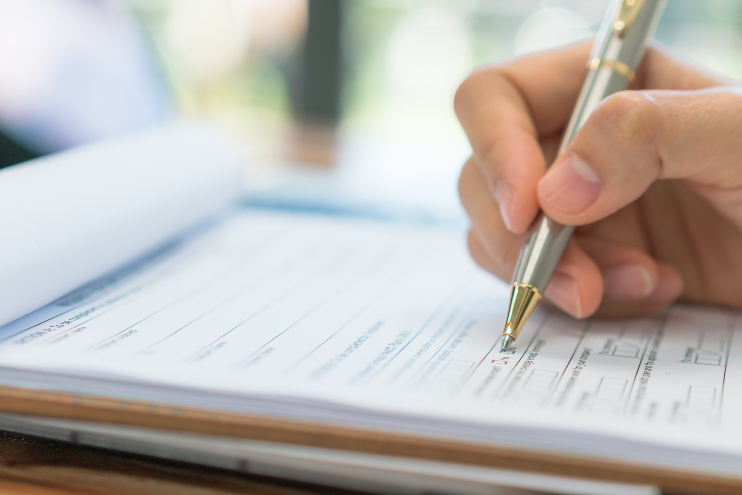 Formular Büro schreiben Stift Arbeit Job