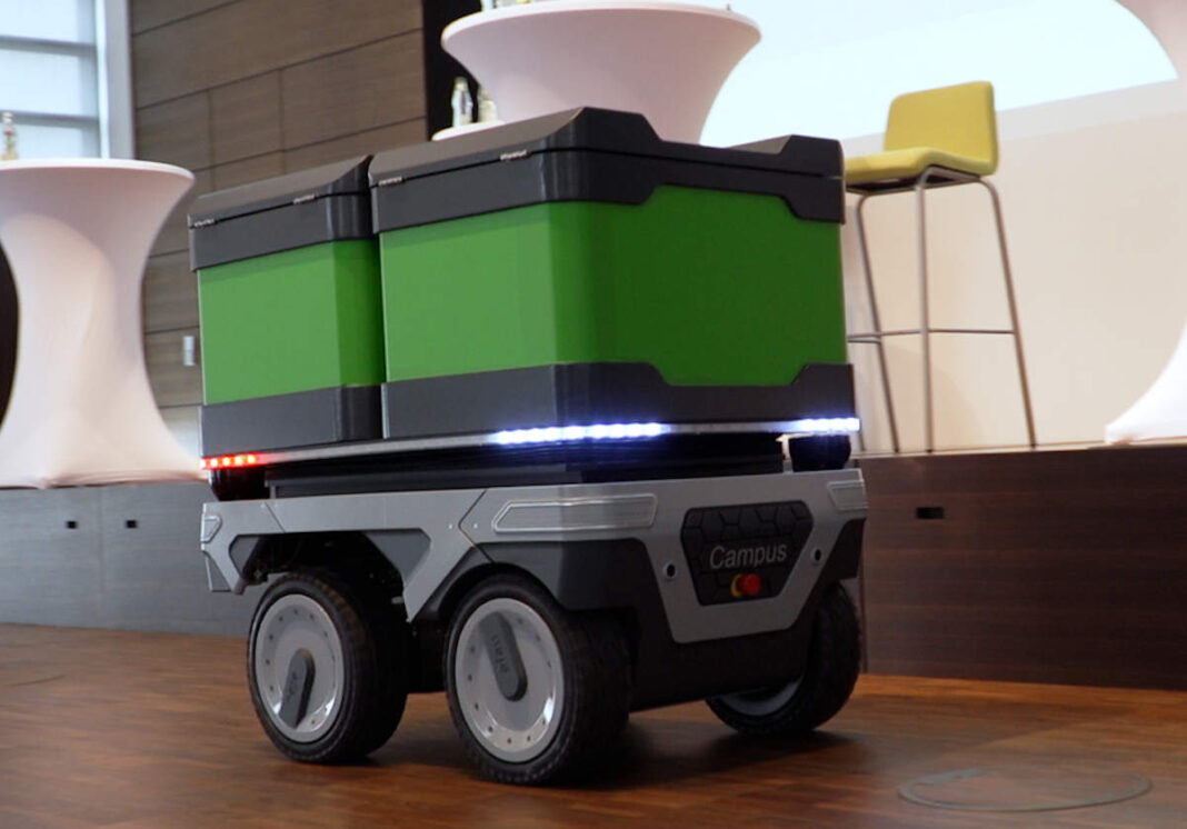 Ein kleiner Roboter erobert Bruchsal Ein kleiner Roboter erobert Bruchsal