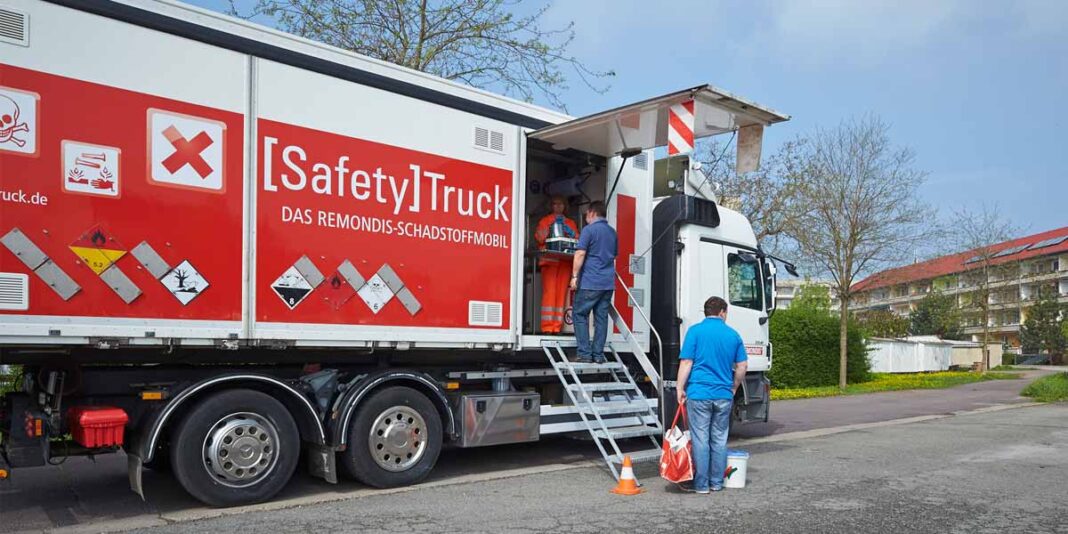 Schadstoffmobil sammelt ein – Sonderroute nach Gondelsheim Schadstoffmobil sammelt ein – Sonderroute nach Gondelsheim