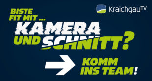 KraichgauTV Jobanzeige Kamera & Schnitt