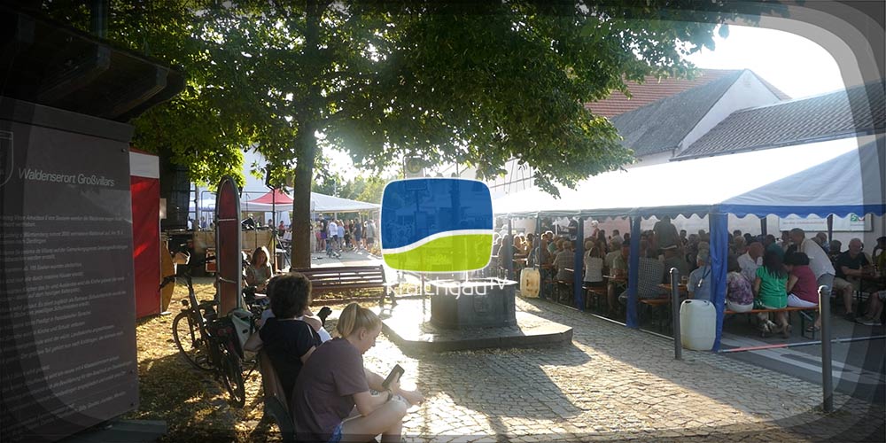 Großvillars feiert nach vier Jahren Pause ein rauschendes Dorfplatzfest Großvillars feiert nach vier Jahren Pause ein rauschendes Dorfplatzfest