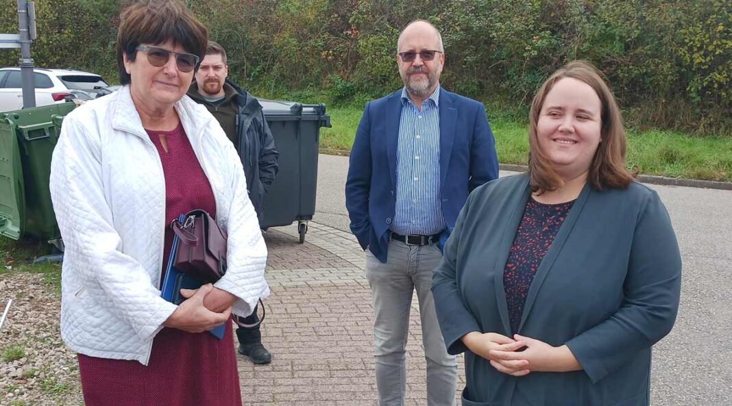 Grünen-Chefin Ricarda Lang besucht Flüchtlingsunterkünfte in Bruchsal Grünen-Chefin Ricarda Lang besucht Flüchtlingsunterkünfte in Bruchsal