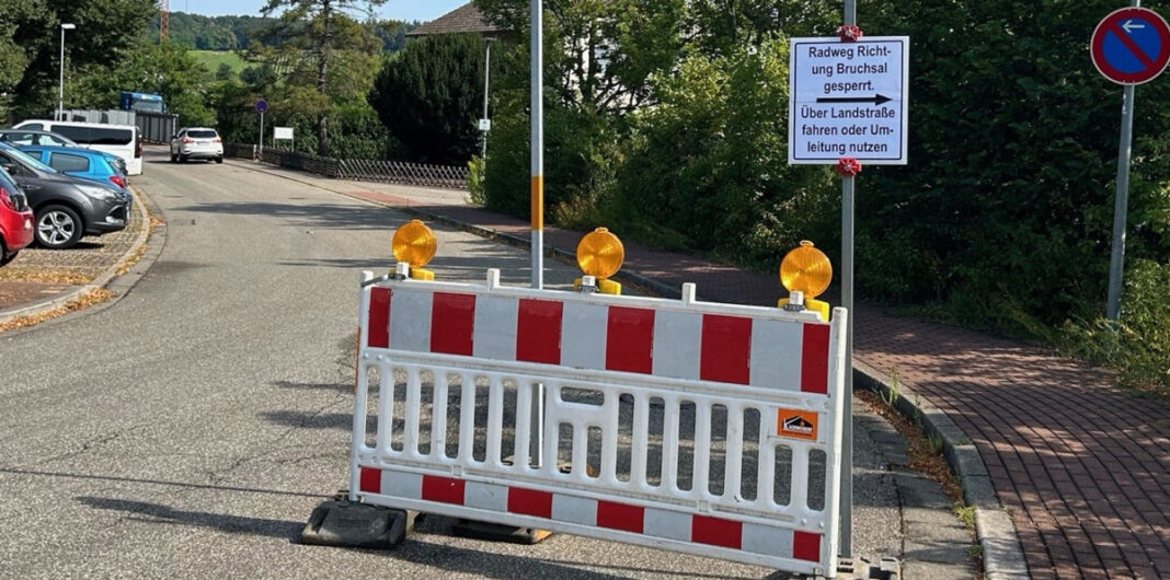 Neue Radverkehrsführung in Heidelsheim nach massiver Kritik verbessert Neue Radverkehrsführung in Heidelsheim nach massiver Kritik verbessert