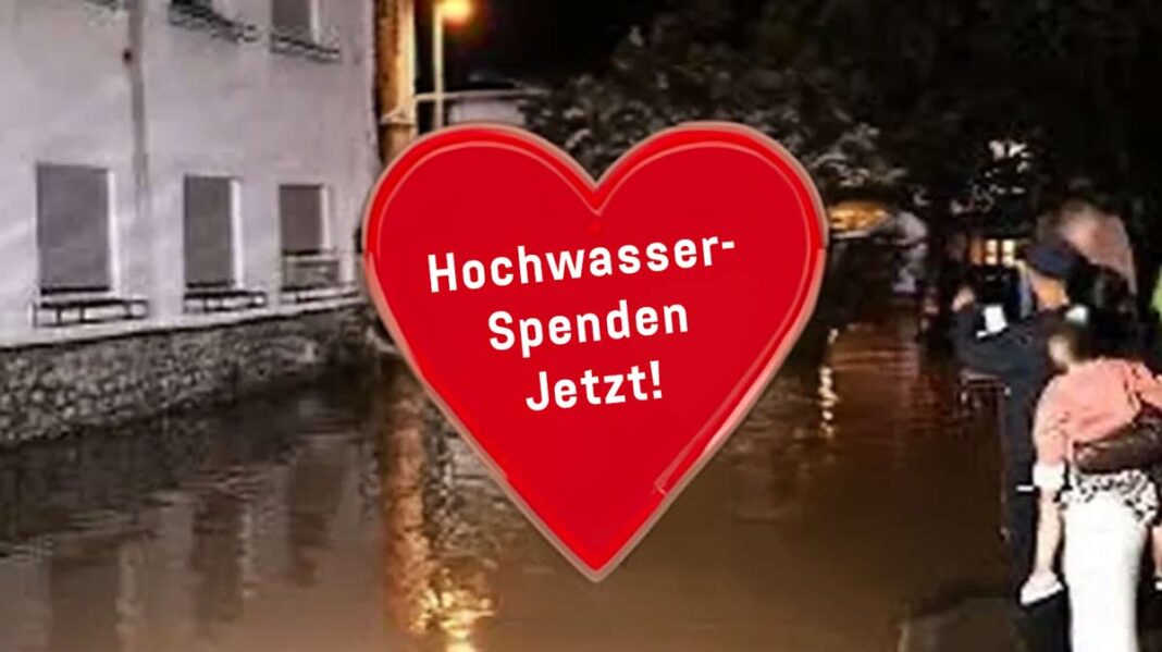 Spendenaufruf für Hochwasserhilfe in Bruchsal und Umgebung gestartet Spendenaufruf für Hochwasserhilfe in Bruchsal und Umgebung gestartet
