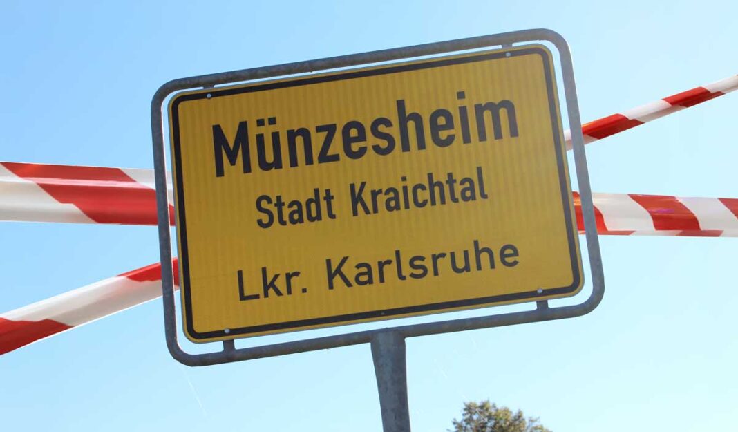 Münzesheim-Ortsschild-gesperrt