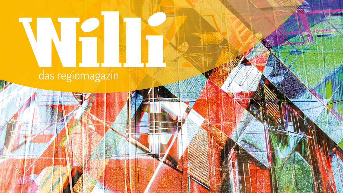 Der neue WILLI ist da: Frisch, bunt und unverwechselbar! Jetzt abholen beim Stadtstudio Der neue WILLI ist da: Frisch, bunt und unverwechselbar! Jetzt abholen beim Stadtstudio