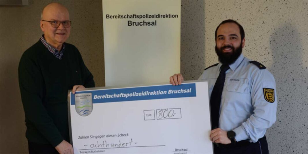 Bruchsal | Bereitschaftspolizei unterstützt Bürgerstiftung Bruchsal | Bereitschaftspolizei unterstützt Bürgerstiftung