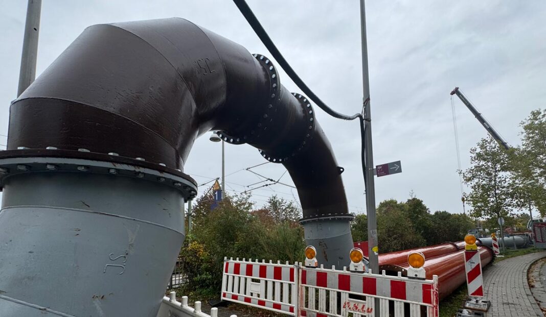 Abwasserkanal am Gießbach: Bruchsals Großprojekt an der S33 kurz vor Abschluss Abwasserkanal am Gießbach: Bruchsals Großprojekt an der S33 kurz vor Abschluss