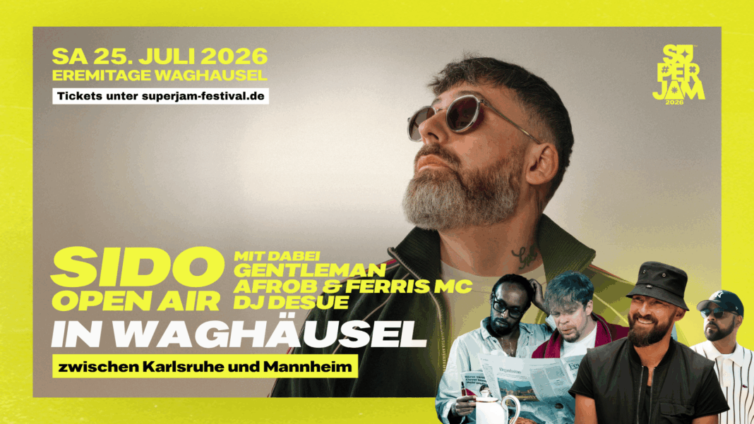 Superjam | 25.7. | Eremitage Waghäusel 2026 Superjam | 25.7. | Eremitage Waghäusel 2026