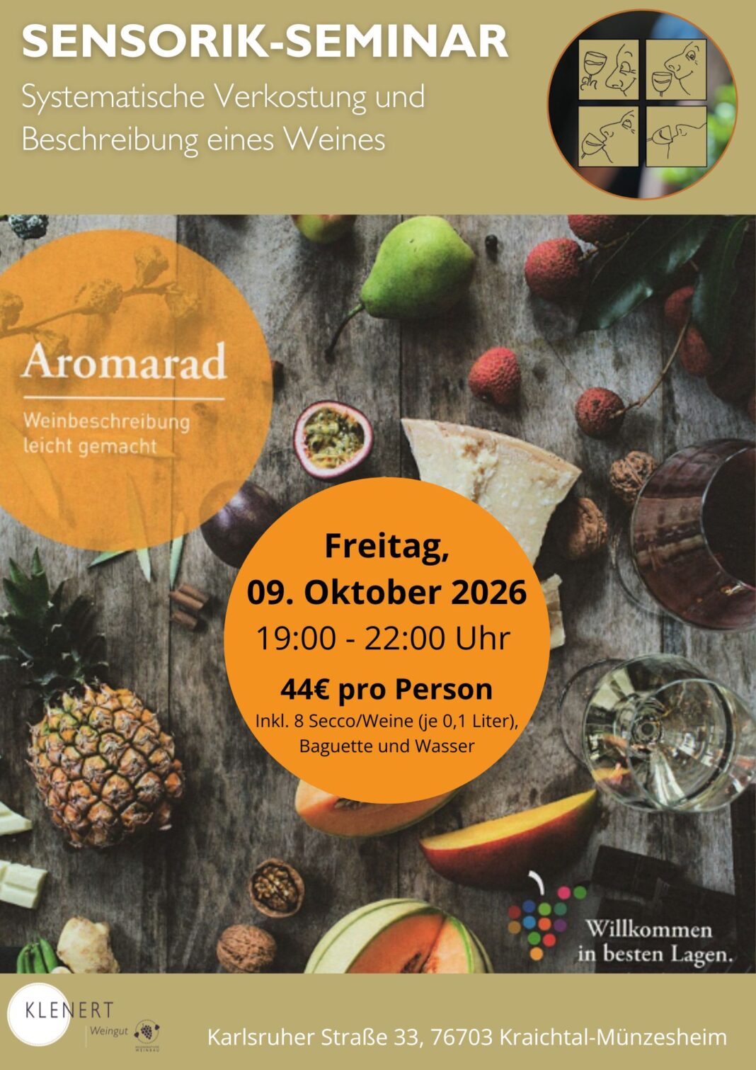 Unser Event-Tipp | 09.10. | Sensorik-Seminar Unser Event-Tipp | 09.10. | Sensorik-Seminar