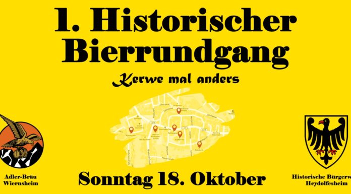 Unser Event-Tipp | 18.10. | 1. Historischer Bierrundgang – Kerwe mal anders