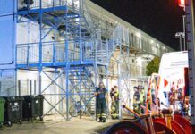 Brand in Asylunterkunft in Wiesental: Wohncontainer unbewohnbar
